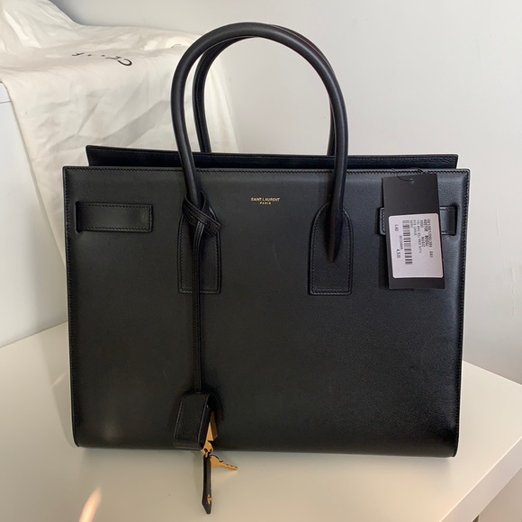 Saint Laurent Handbags - NWT Saint Laurent Sac de Jour Smooth Leather Tote